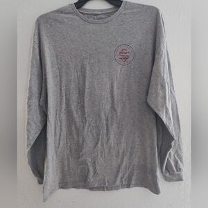 Christmas Gray Long Sleeve Shirt